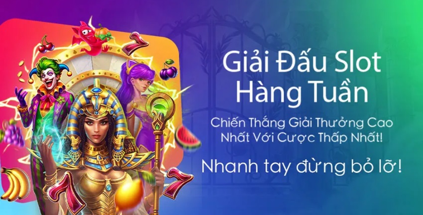 Nhan thuong tu giai dau Slots hang tuan