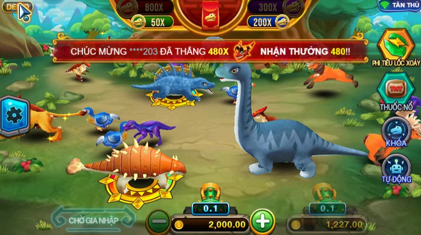 Cac tinh nang game dragon master Letou 
