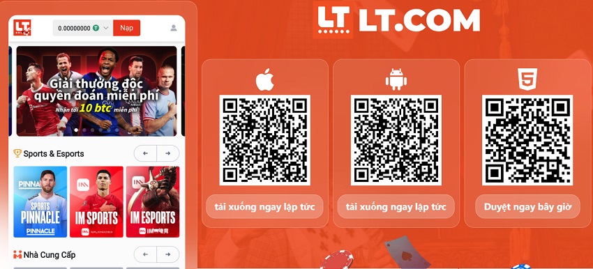 Cach tai app Letou ve may